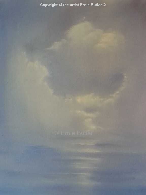 Original oil painting Etherial Sea